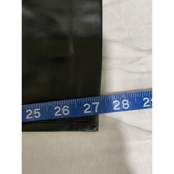 NWT $98 BlankNYC SUSPICIOUS MIND PANT Faux Leather Black High Waisted Size 24 - Picture 7 of 9